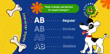 Fox Doggie Font Poster 2