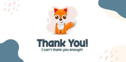 Fox Doggie Font Poster 13