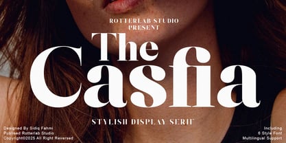 The Casfia Font Poster 1
