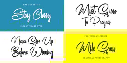 Battriena Font Poster 2