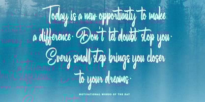 Battriena Font Poster 3