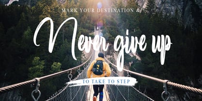 Battriena Font Poster 5