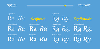 Seglima Variable Font Poster 3