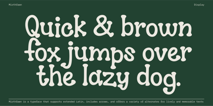 Mirthfawn Font Poster 6