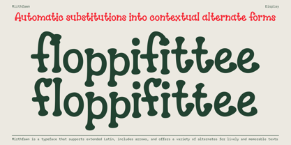 Mirthfawn Font Poster 4