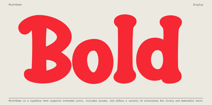 Mirthfawn Font Poster 3