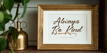 Monthesa Harezuki Font Poster 3