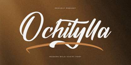Ochitylla Font Poster 1