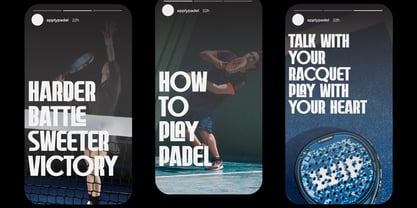 Padelio Font Poster 6