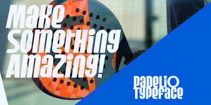 Padelio Font Poster 4