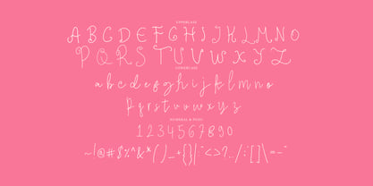 Milky Sunny Signature Font Poster 8