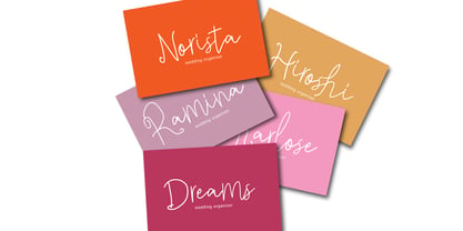 Milky Sunny Signature Font Poster 3