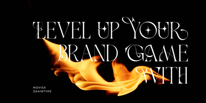 Movisa Font Poster 2