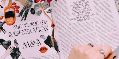 Movisa Font Poster 4