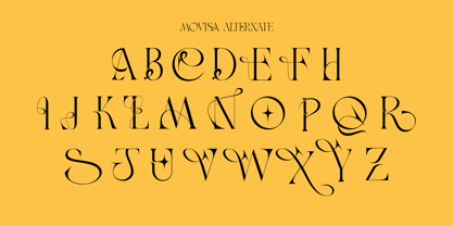 Movisa Font Poster 12