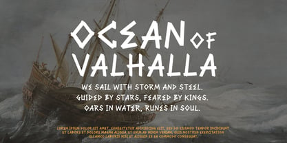 Ragnarun Font Poster 8