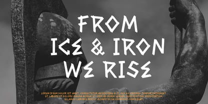 Ragnarun Font Poster 6