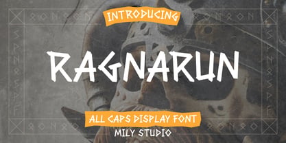 Ragnarun Font Poster 1