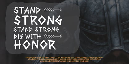 Ragnarun Font Poster 9