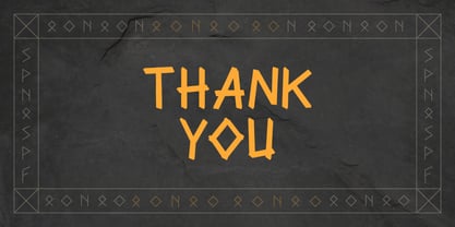 Ragnarun Font Poster 10