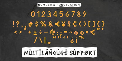 Ragnarun Font Poster 5