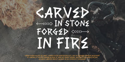 Ragnarun Font Poster 7