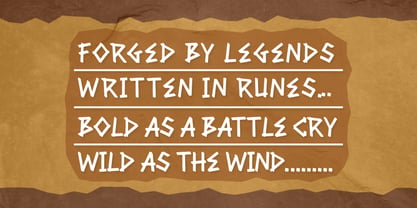 Ragnarun Font Poster 3
