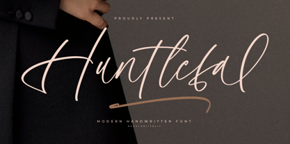 Huntlefal Font Poster 1