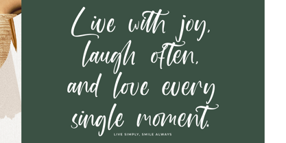 Rhythm Darling Font Poster 3