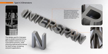 Interspan Font Poster 7