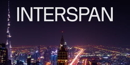 Interspan Font Poster 1