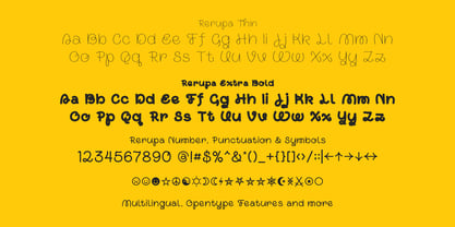 Rerupa Font Poster 4