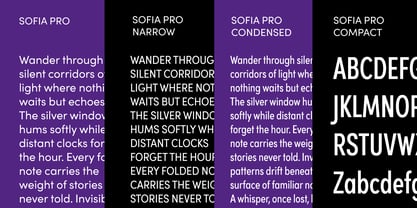 Sofia Pro Super Variable Font Poster 2