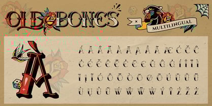 Oldbones Font Poster 10