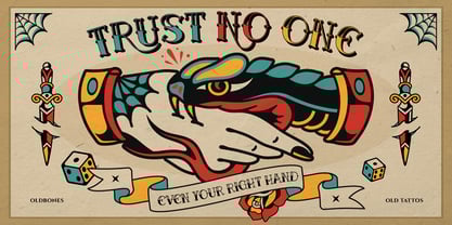 Oldbones Font Poster 7