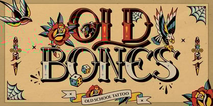 Oldbones Font Poster 1