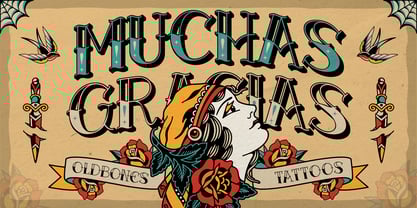 Oldbones Font Poster 11