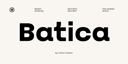 Batica Sans Font Poster 1