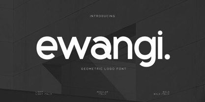 Ewangi Font Poster 1