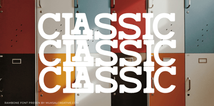 Rambone Font Poster 3