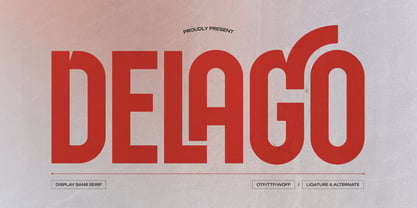 Delago Font Poster 1