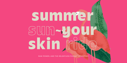 Hungin Font Poster 2