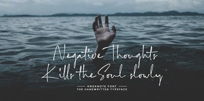 Knoknote Font Poster 8