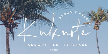 Knoknote Font Poster 1