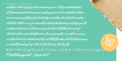 Althena Juliette Font Poster 15