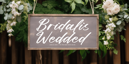 Althena Juliette Font Poster 13