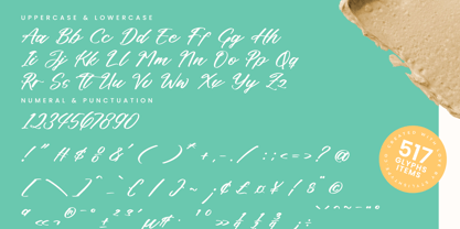 Althena Juliette Font Poster 14