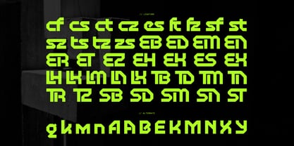 Arbedo Font Poster 12