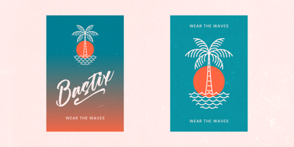 Beachit Font Poster 2