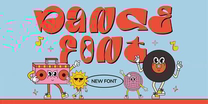 Dance Font Poster 1
